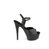 EXCITE-609 - Plateau High Heel Sandaletten - Schwarz Matt von Pleaser – Ansicht 5