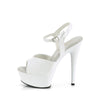 EXCITE-609 Plateau Sandaletten - Weiß von Pleaser – Ansicht 3