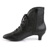 FAB-1005 Stiefeletten Schwarz Matt von Pleaser Pink Label – Ansicht 3