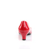 FAB-420 Pumps Rot Lack von Pleaser Pink Label – Ansicht 4