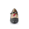FAB-425 Kitten Heel Pumps Schwarz von Pleaser Pink Label – Ansicht 2