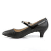FAB-425 Kitten Heel Pumps Schwarz von Pleaser Pink Label – Ansicht 3