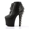 FEARLESS-700-28 Plateau Stiefeletten mit Nieten Schwarz von Pleaser – Ansicht 3