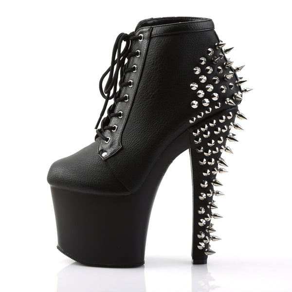 FEARLESS-700-28 Plateau Stiefeletten mit Nieten Schwarz von Pleaser – Ansicht 3