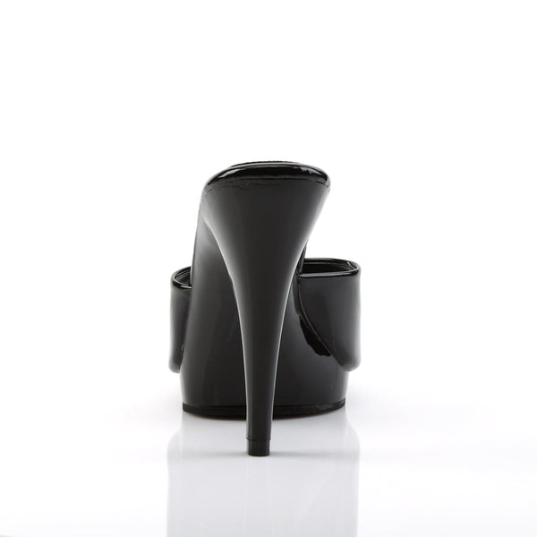 FLAIR-401-2 Pantoletten Lack Schwarz von Fabulicious – Ansicht 4