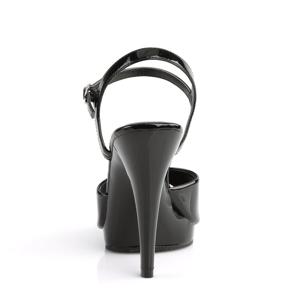 FLAIR-409 Sandaletten Lack Schwarz von Fabulicious – Ansicht 4