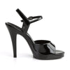 FLAIR-409 Sandaletten Lack Schwarz von Fabulicious – Ansicht 5