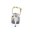 FLAIR-419(G) Sandaletten Gold/Transparent von Fabulicious – Ansicht 4