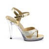 FLAIR-419(G) Sandaletten Gold/Transparent von Fabulicious – Ansicht 5