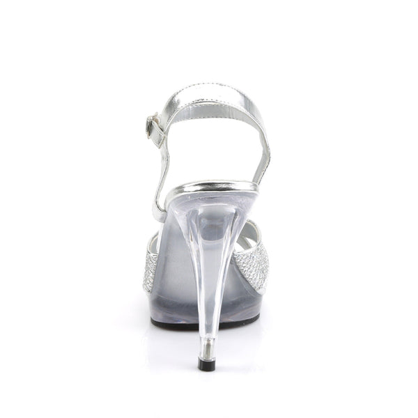 FLAIR-419(G) Sandaletten Silber/Transparent von Fabulicious – Ansicht 4