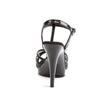FLAIR-420 Sandaletten Lack Schwarz von Fabulicious – Ansicht 4