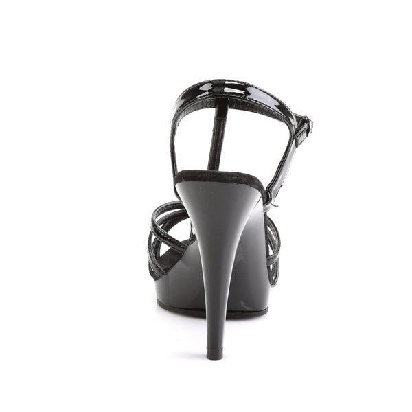 FLAIR-420 Sandaletten Lack Schwarz von Fabulicious – Ansicht 4