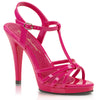 FLAIR-420 Sandaletten Lack Hot Pink von Fabulicious