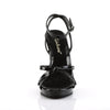 FLAIR-436 Sandaletten Lack Schwarz von Fabulicious – Ansicht 2