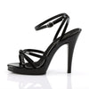 FLAIR-436 Sandaletten Lack Schwarz von Fabulicious – Ansicht 3