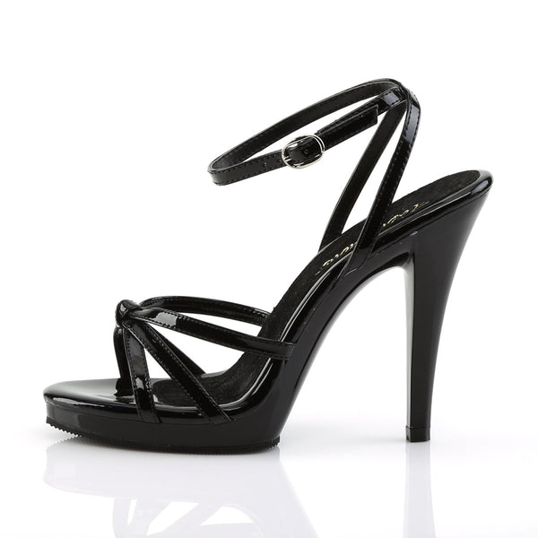 FLAIR-436 Sandaletten Lack Schwarz von Fabulicious – Ansicht 3