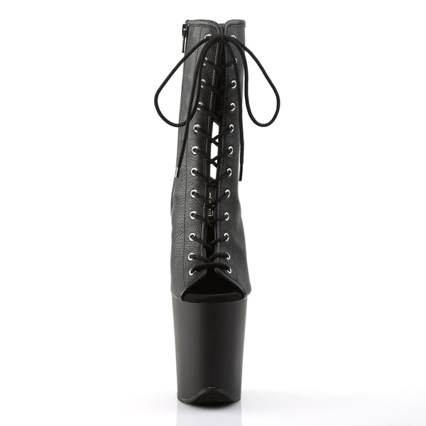 FLAMINGO-1016 Plateau Stiefeletten Schwarz von Pleaser – Ansicht 2