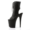 FLAMINGO-1016 Plateau Stiefeletten Schwarz von Pleaser – Ansicht 3