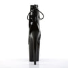 FLAMINGO-1018 Plateau Stiefeletten Schwarz Lack von Pleaser – Ansicht 4