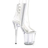 FLAMINGO-1018C Plateau Stiefeletten Transparent von Pleaser – Ansicht 5