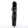FLAMINGO-1020 Plateau Stiefeletten Lack Schwarz von Pleaser – Ansicht 4