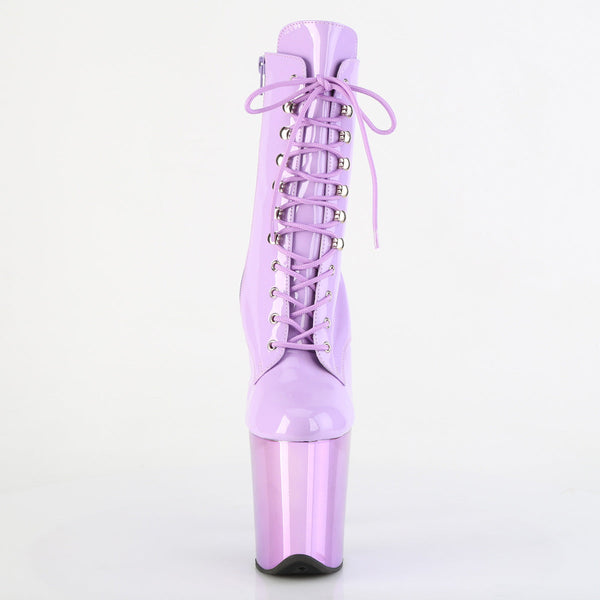 FLAMINGO-1020 Plateau Stiefeletten Lila von Pleaser – Ansicht 2