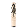 FLAMINGO-1020FS Plateau Stiefeletten - Beige von Pleaser – Ansicht 2
