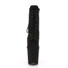 FLAMINGO-1020FS Plateau Stiefeletten Schwarz von Pleaser – Ansicht 2