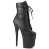 FLAMINGO-1020PK Plateau Stiefeletten - Schwarz von Pleaser