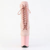 FLAMINGO-1020RM Plateau Stiefeletten Rosa Glitzer von Pleaser – Ansicht 2