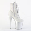 FLAMINGO-1020RM Plateau Stiefeletten Silber von Pleaser – Ansicht 5