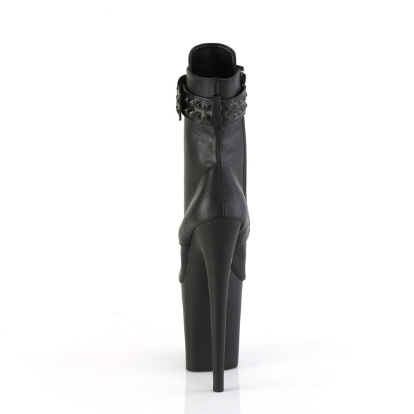 FLAMINGO-1020STR Plateau Stiefeletten - Schwarz von Pleaser – Ansicht 4