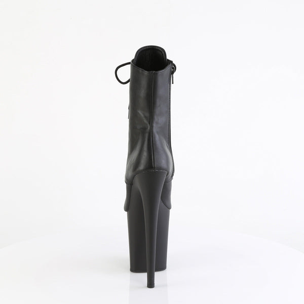 FLAMINGO-1021 Plateau Stiefeletten Schwarz Matt von Pleaser – Ansicht 4