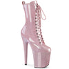 FLAMINGO-1040GP Plateau Stiefeletten Pink von Pleaser