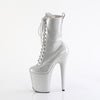 FLAMINGO-1040GP Plateau Stiefeletten Silber von Pleaser – Ansicht 3