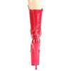 FLAMINGO-1050 Plateau Stiefeletten Rot Lack von Pleaser – Ansicht 4