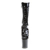 FLAMINGO-1051 Plateau Stiefeletten - Schwarz von Pleaser – Ansicht 2