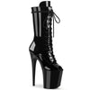 FLAMINGO-1051 Plateau Stiefeletten - Schwarz von Pleaser