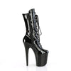 FLAMINGO-1053 - Plateau Stiefeletten - Schwarz Lack von Pleaser – Ansicht 5