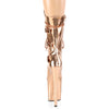 FLAMINGO-1053 Plateau Stiefeletten Rose Gold Metallic von Pleaser – Ansicht 4
