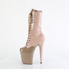 FLAMINGO-1054DC Plateau Stiefeletten Beige/Olive von Pleaser – Ansicht 3