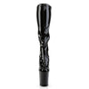 FLAMINGO-2000 Plateau Stiefel Lack Schwarz von Pleaser – Ansicht 2