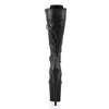 FLAMINGO-2023 Plateau Stiefel Schwarz Matt von Pleaser – Ansicht 4