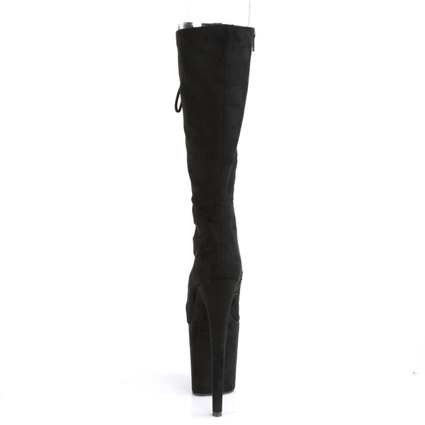 FLAMINGO-2051FS Plateau Stiefel - Schwarz von Pleaser – Ansicht 4