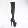 FLAMINGO-3000 - Plateau Overknee Stiefel - Schwarz Matt von Pleaser – Ansicht 5