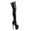 FLAMINGO-3000 Plateau Overknee Stiefel Schwarz von Pleaser – Ansicht 5