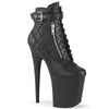 FLAMINGO-800-05 Plateau Stiefeletten - Matt Schwarz von Pleaser