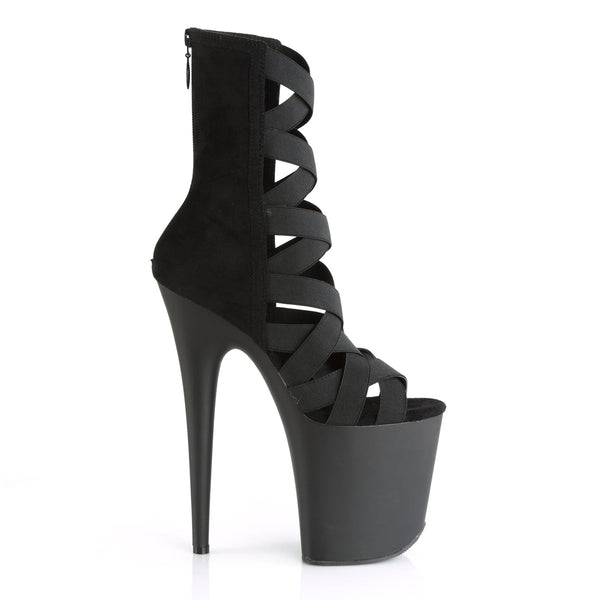 FLAMINGO-800-24 Plateau Sandaletten Schwarz von Pleaser – Ansicht 5