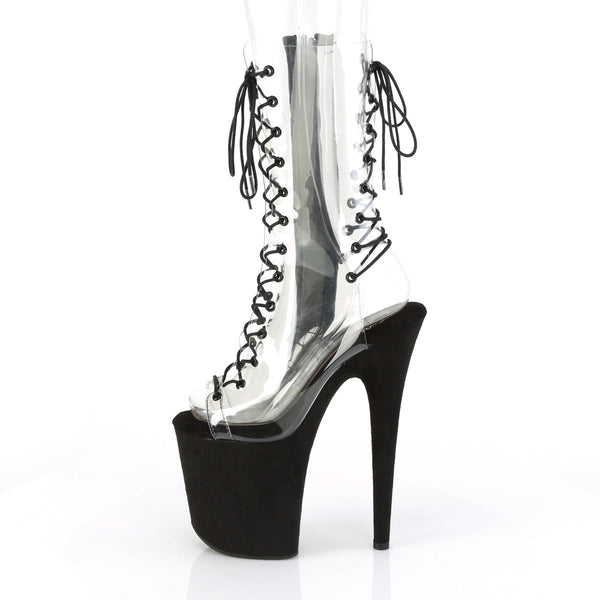 FLAMINGO-800-60FS Plateau Stiefeletten - Schwarz von Pleaser – Ansicht 3