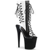 FLAMINGO-800-60FS Plateau Stiefeletten - Schwarz von Pleaser